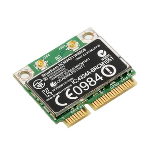 Thẻ Wifi Half Mini PCI-E 802.11n Bluetooth BCM94313HMGB 600370-001 cho DELL HP
