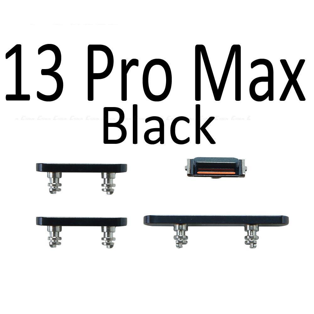 Bộ đầy đủ Nút bên tương thích cho IP 13 mini 13 Pro Max Bật nguồn Tắt khóa Nút công tắc âm lượng Tắt tiếng Bộ chìa khóa im lặng Thay thế các bộ phận