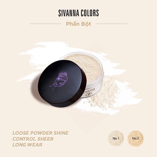 Phấn Phủ Sivanna Kiềm Dầu Colors Loose Powder Oil Control 20g
