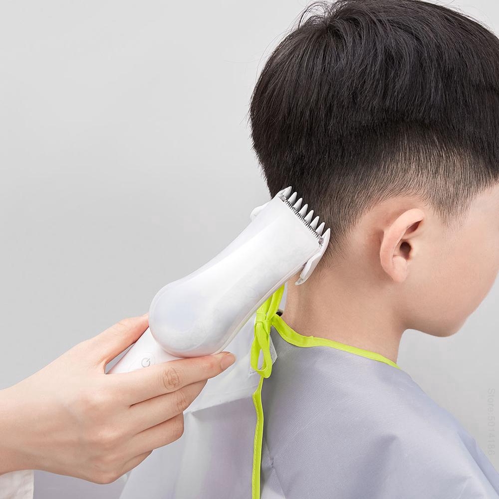 Tông đơ cắt tóc chân không tự động MiJia Rushan Tông đơ cắt tóc cho bé Tắt tiếng IPX7 Máy cắt gốm điện có thể tháo rời chống nước