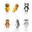 COCODECOVED Núm Cửa Koala Hoạt Hình Trang Trí Nhà Phòng Trẻ Em Móc Treo Tường Đồ Nội Thất Phần Cứng
