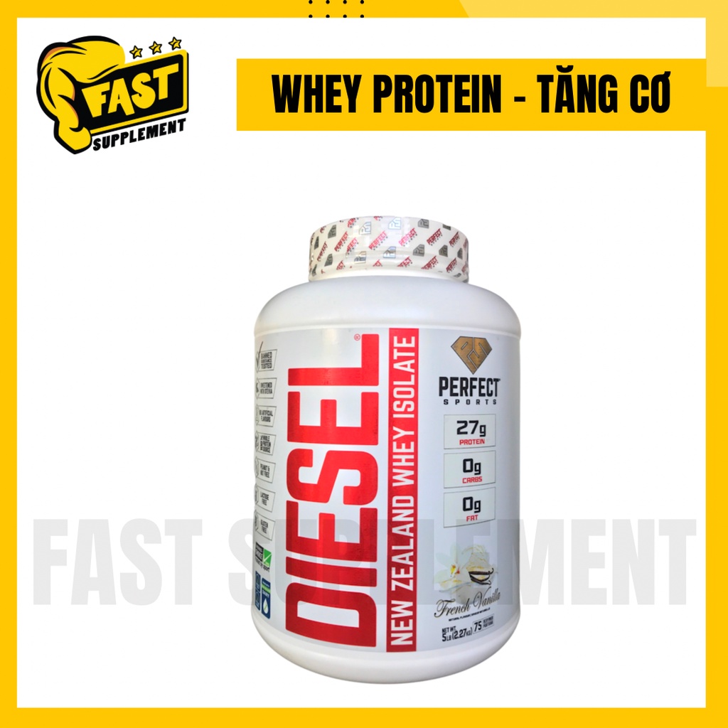 Whey Protein Diesel Perfect New Zealand Whey Isolate HỖ TrỢ PhỤc HỒi TĂng CƠ BẮp Shopee 1066