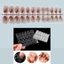 2026 Bộ 24 chiếc Nais giả kiểu Pháp mới nhất có keo Acrylic Full Nail COD
