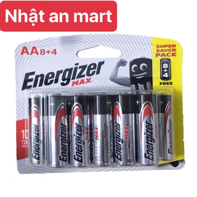 Pin AA, AAA Energizer alkaline chính hãng | Shopee Việt Nam