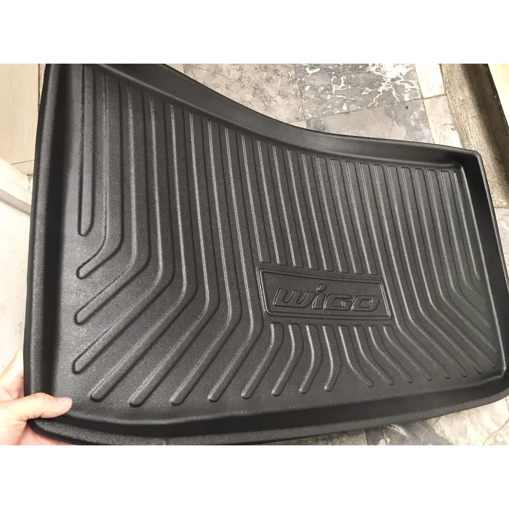 LÓT CỐP nhựa dẻo xe Toyota Wigo 2018 2019 2020 2021 2022, 2023, 2024, 2025 cao cấp LCN-TO010