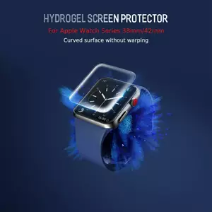 2 Chiếc 3D Hydrogel Full Cover Bảo Vệ Cho Apple Watch 4 3 2 Bảo Vệ Màn Hình Cho Tôi Watch 38mm 42mm 40mm 44mm