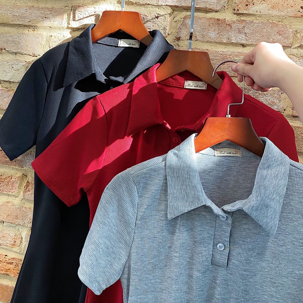 ĐẦM PO LO THUN NHIỀU MÀU DỄ MẶC - NOEL DRESS