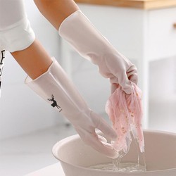 Găng tay cao su hình hươu làm bếp rửa bát siêu dai