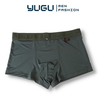 Quần lót nam boxer thun lạnh JKV6017 - YUGU - quần sịp đùi nam thun lạnh hàng công ty Việt nam 40- 80kg, 1 chiếc,che tên