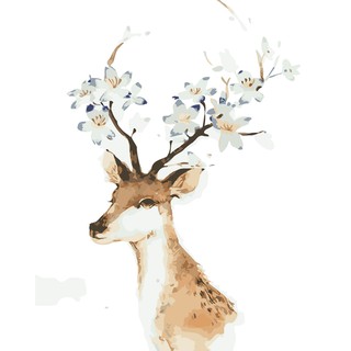 Tranh tô màu theo số hóa Madoca có khung 40x50cm kết hợp T05, T21 và T902