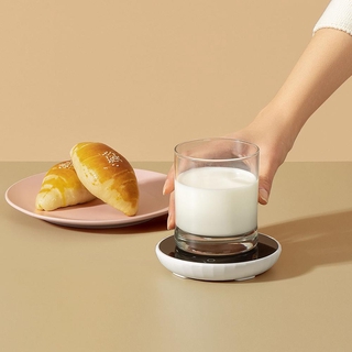 Youpin Lexiu Rosou Đế lót ly nhiệt độ không đổi 55 độ Nhiệt độ không đổi Cảm ứng vi trọng lực Tấm sưởi ấm nhanh