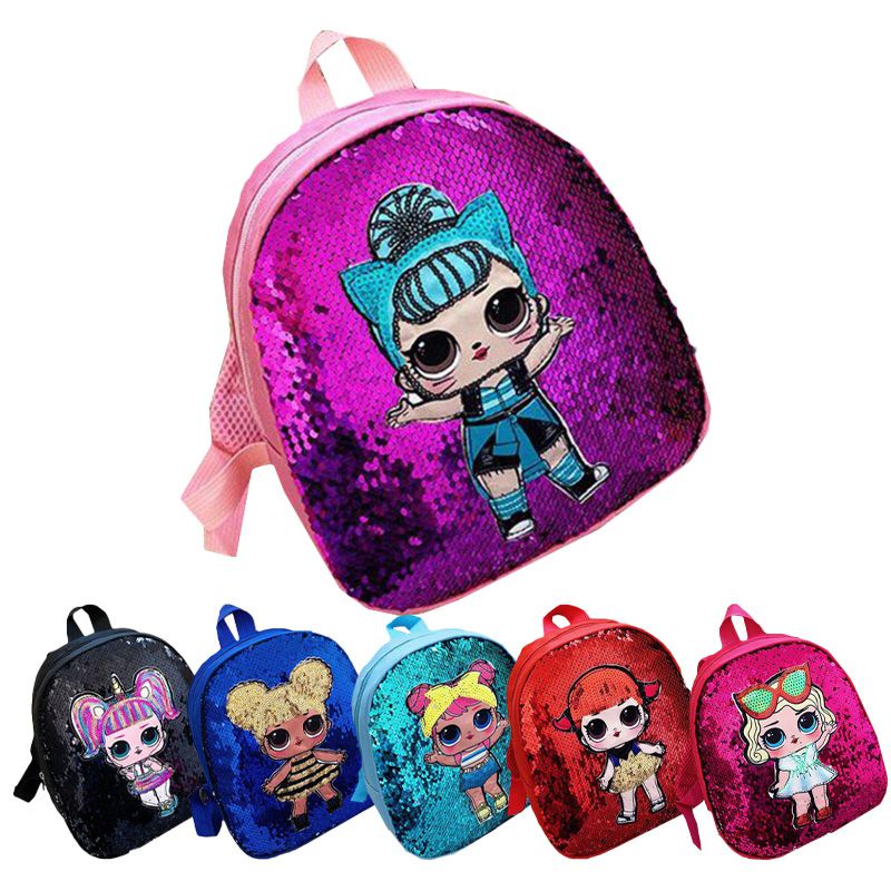LOL SURPRISE Trẻ Em Chống Thấm Nước Túi LOL Bất Ngờ Búp Bê Trẻ Em Đeo Vai Túi Đeo Ngang Học Sinh SchoolBag Sinh Nhật Bé Gái Hoạt Hình Mẫu Giáo Ba Lô