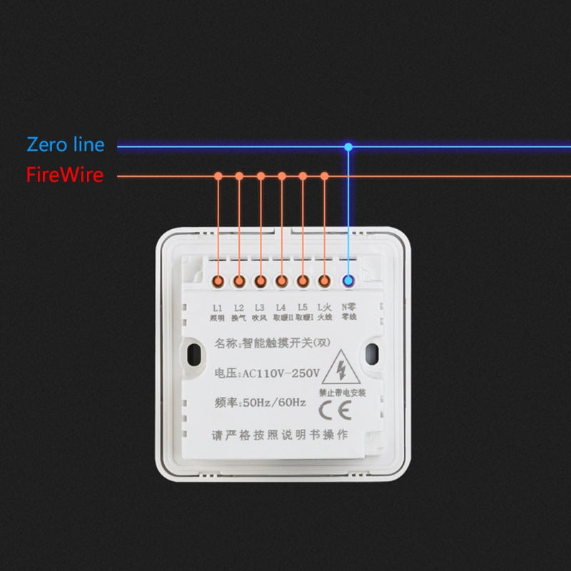 Ổ Cắm Công Tắc 6 Trong 1 Đa Năng Thông Minh Cho Yuba Switch Socket 6 Gang