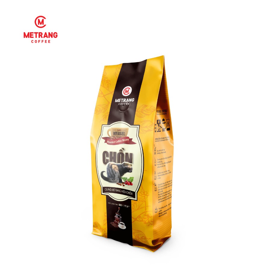 Ảnh Cà phê Chồn Mê Trang - Túi hạt rang 500g 1