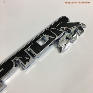 Chữ RAPTOR nổi 3D trang trí xe Ford Ranger 3 màu lựa chọn