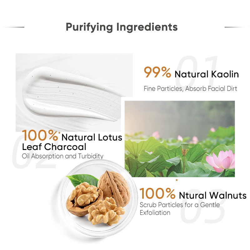 Ảnh INOHERB Mặt Nạ Đất Sét Làm Sạch Sâu Cho Da  Clay Purifying Cleansing Mask 7g 2