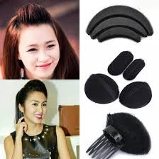 Bán Sỉ Lố 12 Sét 3 kẹp phồng mái - Bộ kẹp phồng mái đệm phồng tóc 3 chi tiết
