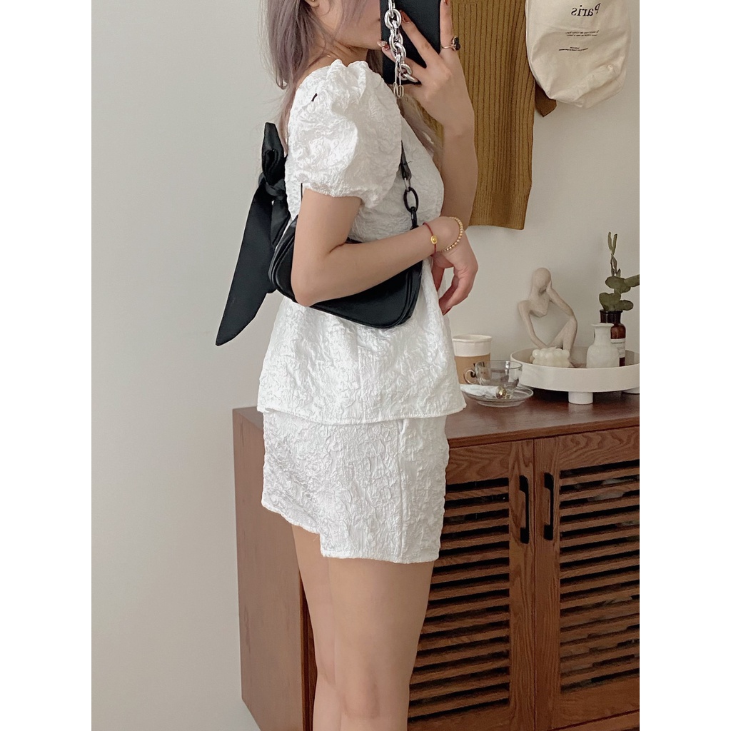 SET ĐỒ CHẤT LIỆU GẤM XỐP DÀY DẶN HAI MÀU XINH XẮN - ORGAN SET