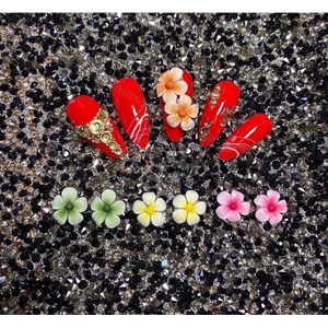 Hoa bột, hoa sứ trang trí móng