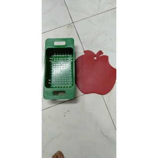 [freeship] Thớt Nhựa Thái Hoa Quả Cắt Trái Cây Kháng Khuẩn Hình Quả Táo (hàng sẵn)