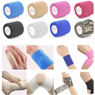 -Băng quấn thể thao cao su non hạn chế chấn thương, băng keo quấn cơ tự dính dùng khi chơi thể thao