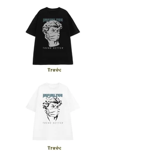 Áo thun INFINITEE Fni0008, Thun 100% Cotton - form rộng Unisex.
