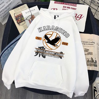 Áo Hoodie Họa Tiết Hoạt Hình Haikyuu Phong Cách Harajuku Nhật Bản Size S-3Xl Cho Nam