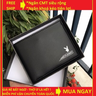 Ví Nam Hàng Hiệu PLAYBOY Ví Da Đẹp Thời Trang Cao Cấp, Bóp Ví Da PU Xịn Nhiều Ngăn Đẳng Cấp Nam Tính , VÍ DA CHO NAM