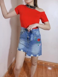 chân váy vải