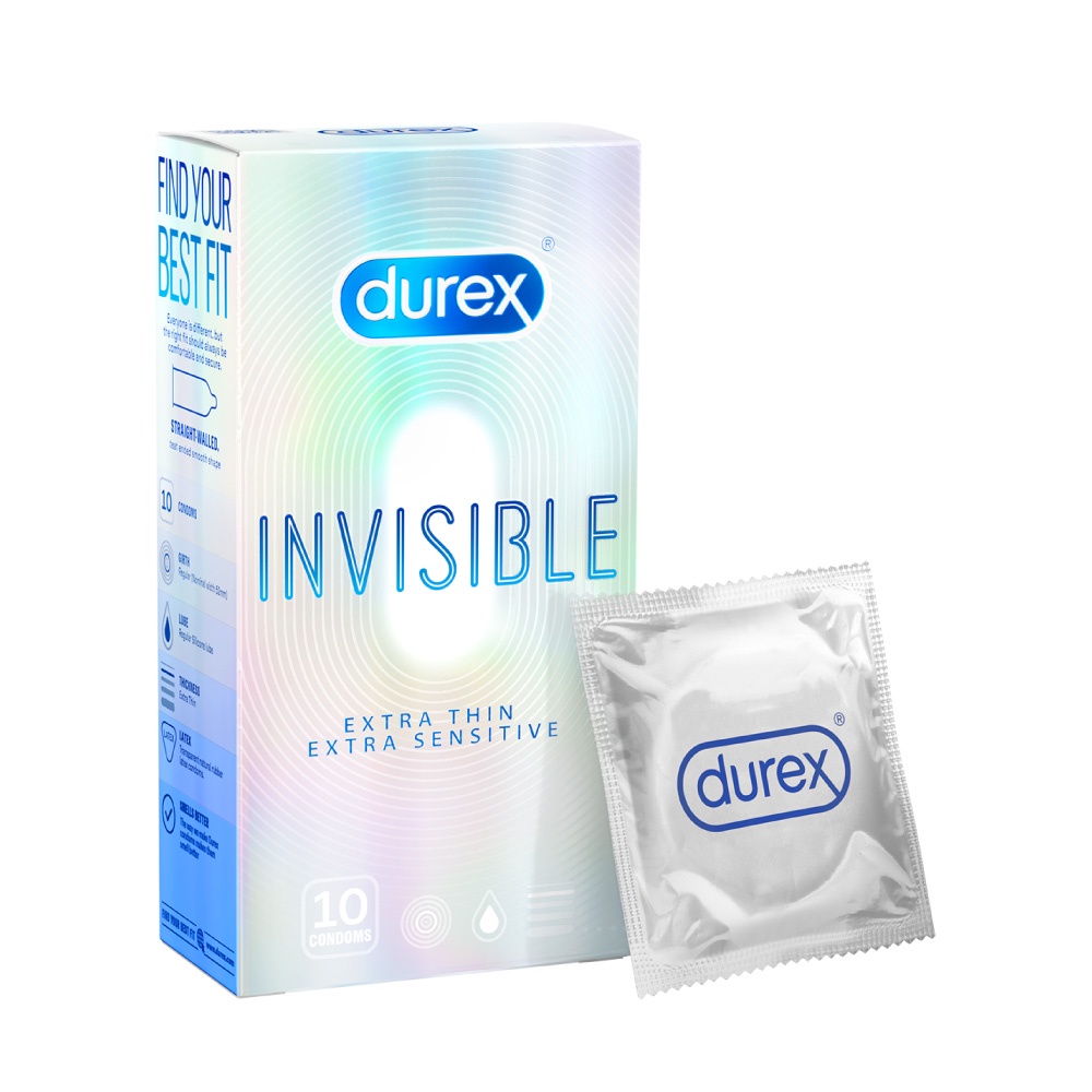 Ảnh Bao cao su Durex Invisible siêu mỏng size 52mm, hộp 10 bao 1