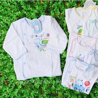 ÁO SƠ SINH TAY DÀI JOU CHÍNH HÃNG (SIZE 1-2-3-4)