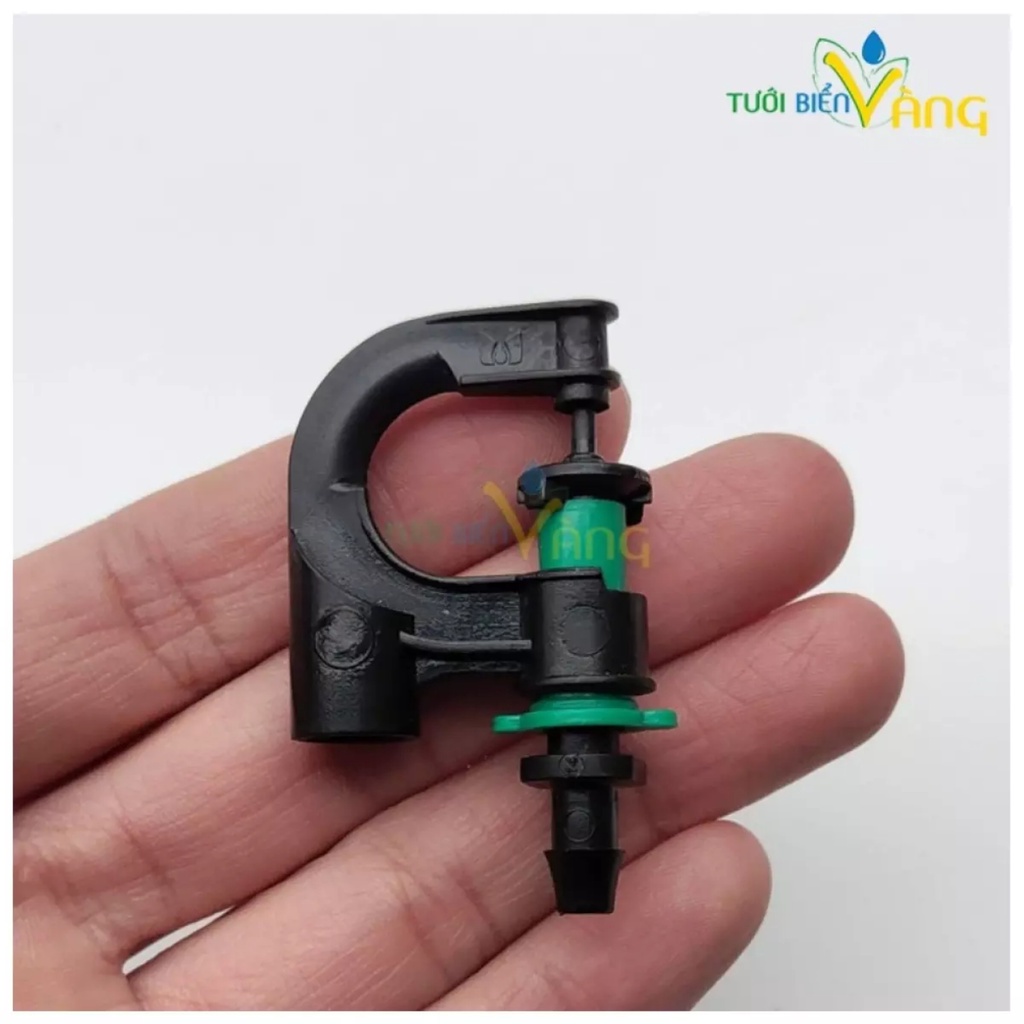10 Khởi Thủy 6mm 2 đầu gài, sử dụng nối ống LDPE 6mm cho hệ thống tưới phun sương, tưới nhỏ giọt, tưới phun mưa..