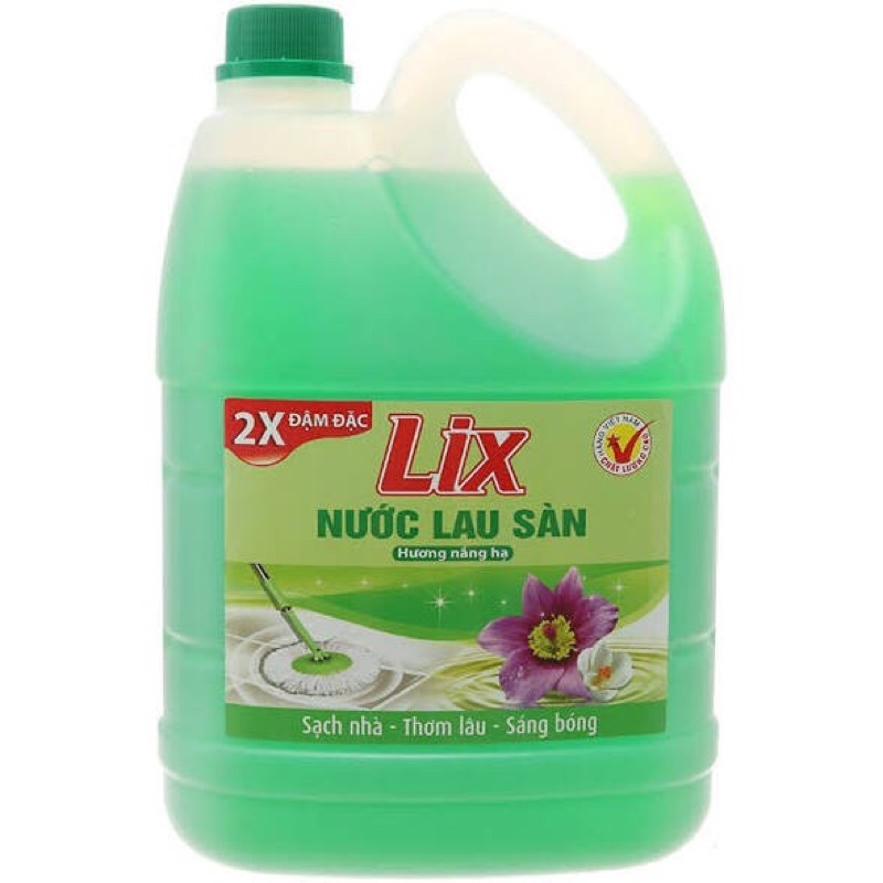 nước lau sàn lix 3.6kg - 3.8kg