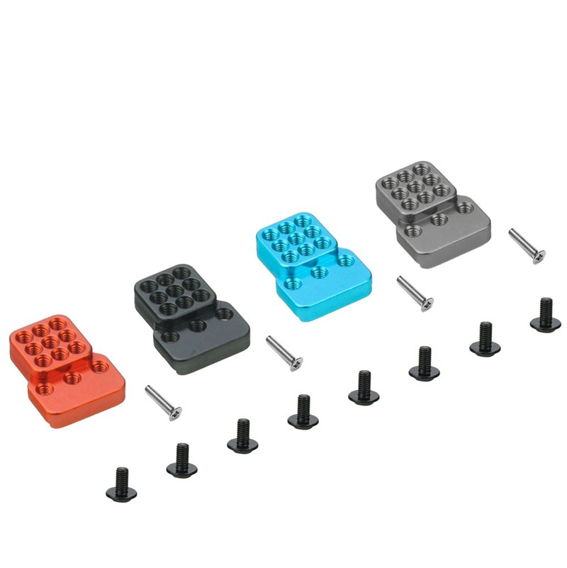 Ghế mở rộng khung giảm xóc có thể điều chỉnh bằng kim loại cho WPL C14 C24 C34 C44 B14 B16 B24 B36 1 / 16 Phụ tùng xe RC, Đỏ