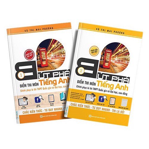 Ảnh Sách - Combo Bứt phá điểm thi môn tiếng Anh (Chinh phục kì thi THPTQG và Đại học, cao đẳng) Tập 1 + 2 4