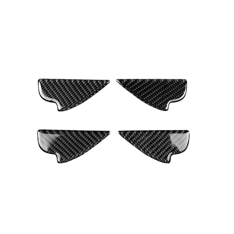 Ốp trang trí cửa tay nắm cửa bằng sợi Carbon cho Mazda 2 3 6 Demio CX-3 CX-5 CX-7 CX-9 MX5 2017 2018 2019