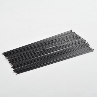14G 2mm Đầu Thẳng Tròn Nói 190mm-305mm Xe Đạp Đường Bộ Xe Đạp Leo Núi Thẳng Nói 12 Chiếc dsNM