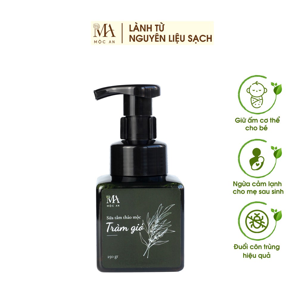 Sữa Tắm Mộc An Tràm Gió