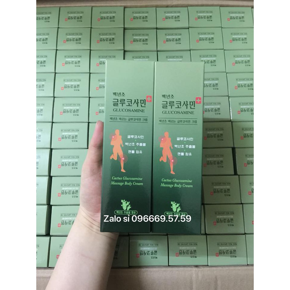 Combo 10 chai dầu lạnh glucosamine Hàn Quốc