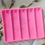 Flgo Đánh Dấu Trang Nhựa Khuôn Silicon Hình Chữ Nhật Nhựa Khuôn Có Lỗ Epoxy Trang Sức Khuôn Cho Thủ Công DIY Đánh Dấu Trang Làm Cra
