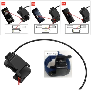 Niki 2 Pin 3mm 2 Pin 4mm 3 Pin 6mm Giá đỡ cáp sạc USB cho trẻ em Smartband