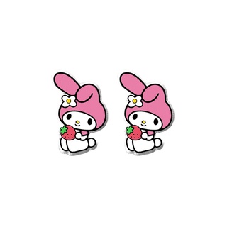 Hj7 Sanrio Melody Kuromi - Trang sức tai acrylic đa dụng, unisex