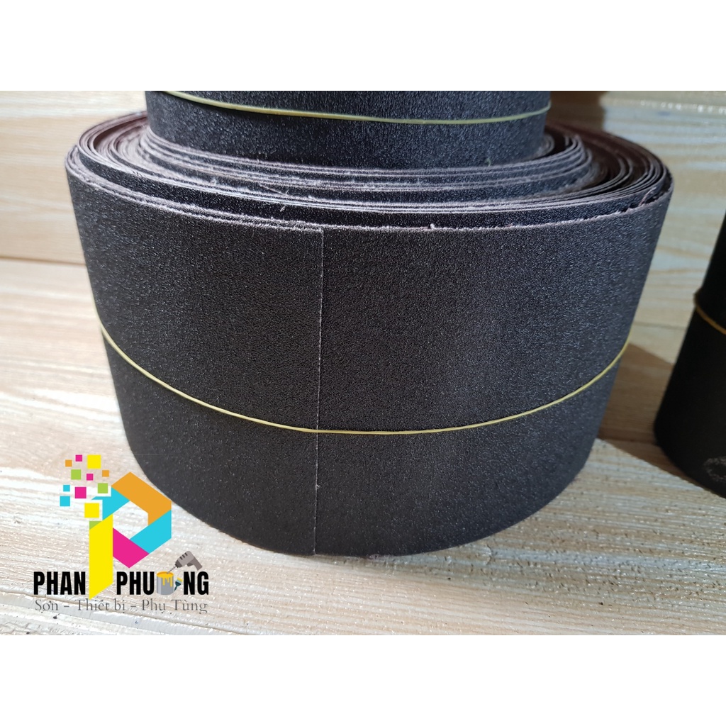 GIẤY NHÁM HAWK HÀN QUỐC/ VẢI NHÁM CUỘN MÉT KHỔ 100MM Độ hạt nhám: Từ AA80, AA100, AA120, AA150, AA180, AA240.