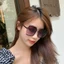 Kính mát nữ chống tia UV phong cách Hàn Quốc thời trang cao cấp đẹp sang trọng giá rẻ HANASO 051