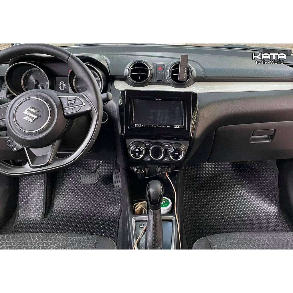 Thảm lót ô tô KATA cho xe Suzuki Swift (2018-2025) - Khít với sàn, Chống trơn, Không mùi, Không ẩm mốc