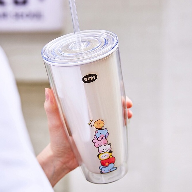[CHÍNH HÃNG] LOCKNLOCK X LINE FRIENDS LY GIỮ LẠNH HAI LỚP BẰNG NHỰA ...