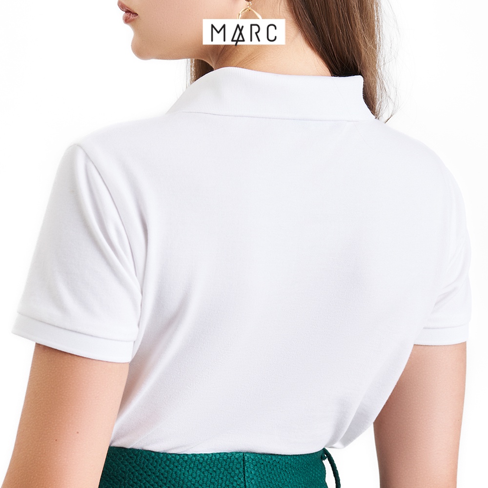 Mô tả Áo thun polo nữ MARC FASHION trơn cơ bản basic vải mềm mịn mát CBMH091822 - 9