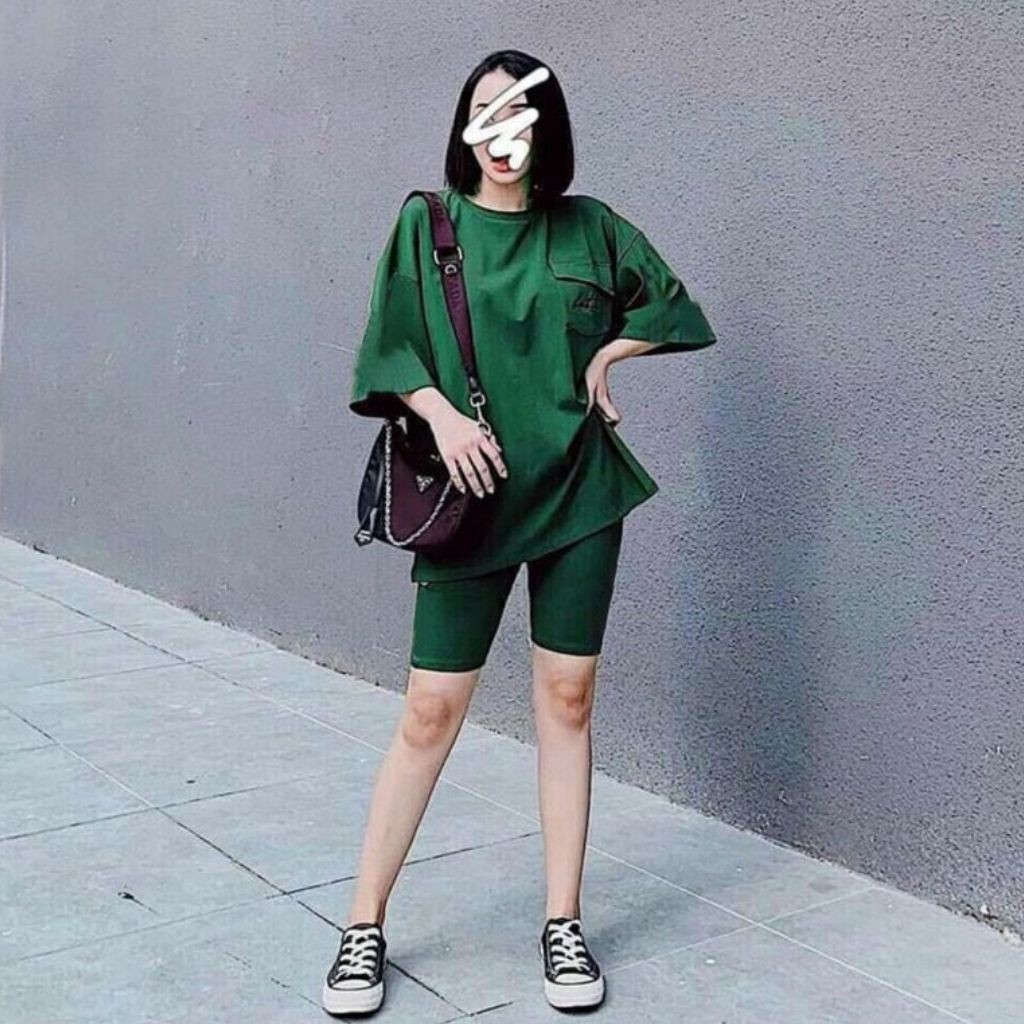 Đồ Bộ Nữ Bigsize 43-85kg Chất Thun Cotton Quần Lửng Ngố Mặc Nhà, Đi Chơi, Ngủ, Thể Thao ESHOP AD08