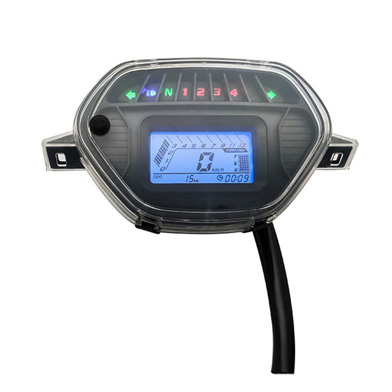 Máy đo kỹ thuật số PNP Máy đo tốc độ Alpha cho Honda Wave 100 Old / Ex5 Class / Wave Alpha 110 CX CD Đồng hồ tốc độ LCD
