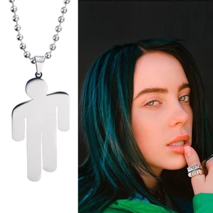 Dây chuyền mặt hình người phong cách Billie Eilish